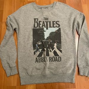 Beatles Abbey Road Heather Gray Sweatshirt